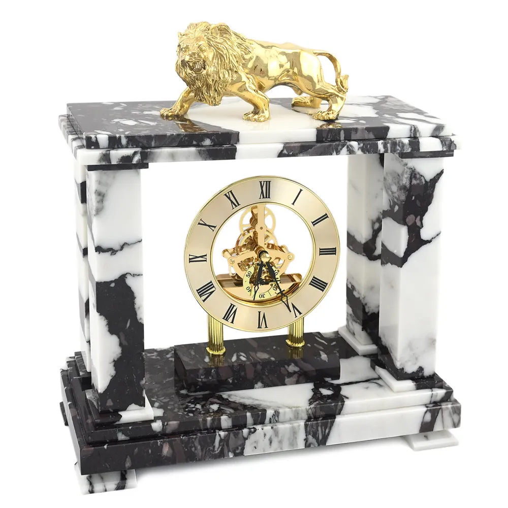 Часы каминные "Лев"